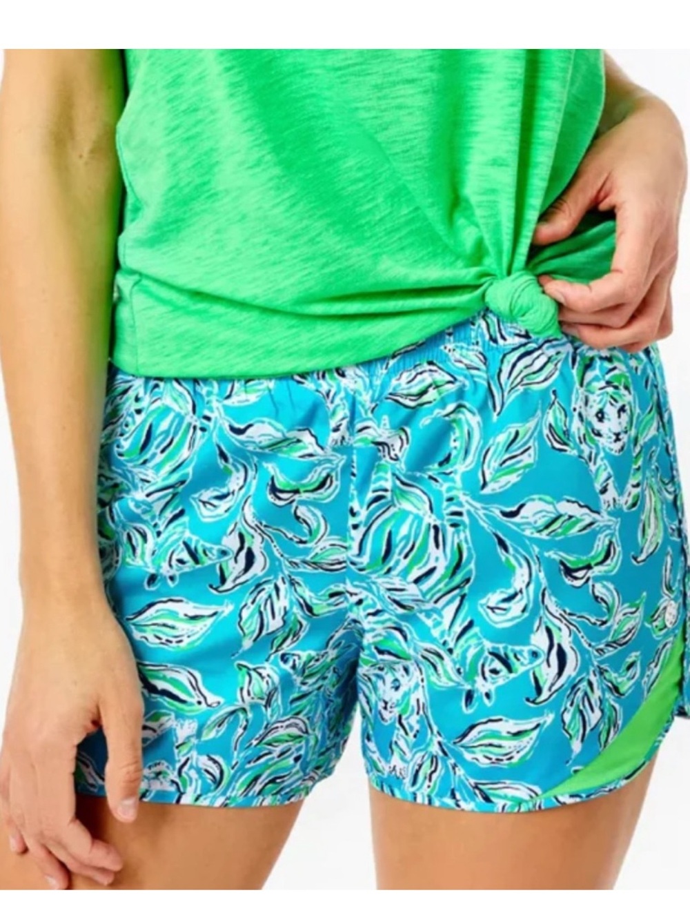 Lilly Pulitzer Ocean Trail Athletic Shorts XL